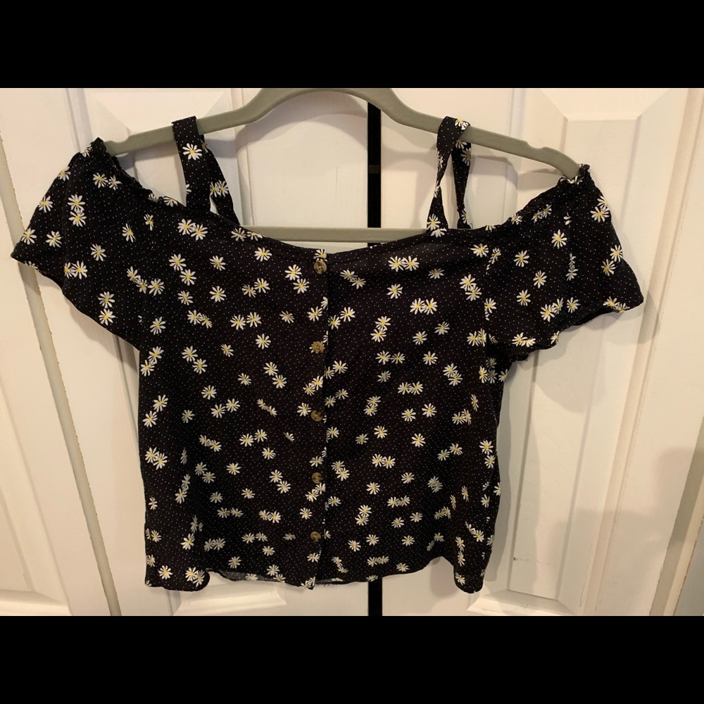 Sunflower off the shoulder top